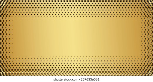 abstract golden glittering halftone background