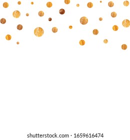 Abstract Golden Glossy Confetti  Background. Vector Illustration EPS10