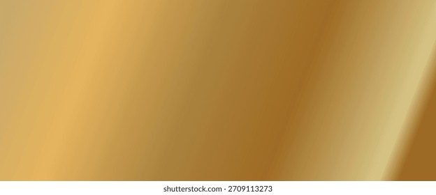 Abstract golden gradient background. metallic polished glossy abstract background with copy space. premium yellow gold gradient.