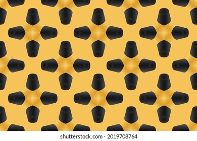 Abstract golden gradient vector illustration