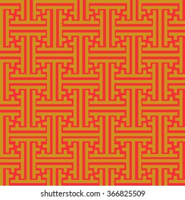 Abstract golden graphic geometrical seamless pattern. Vector illustration EPS 10. Traditional asian japanese/chinese imari pattern. Festive pattern. Card, postcard, flyer, invitation background