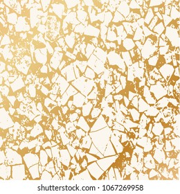 Abstract golden grunge background - vector illustration