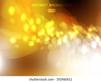 Abstract Golden Holiday Background. Vector EPS 10 illustration.