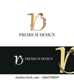 Abstract Golden Letter r Initial logotype in luxury and elegant logo concept template