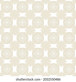 Abstract Golden Line Art Pattern, Background Design. Stock Illustration.