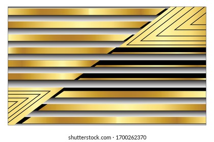 Abstract golden line background. Nice graphic vector for computer background, smart phones etc.