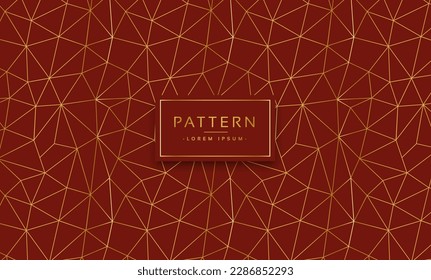 Abstract golden line pattern background