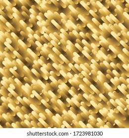 Abstract golden lines brush background with different elements. Retro art deco shine background with diagonal lines