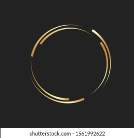 Circle Gold Logo Images Stock Photos Vectors Shutterstock