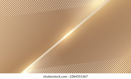 Abstract golden lines texture background shaped like tall buildings looking up