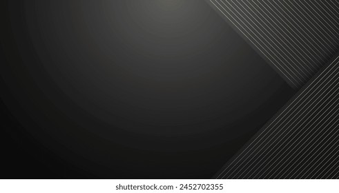 Abstract golden luxurious color background with diagonal lines for your design. gradient background. Modern decoration for websites, posters, and banners, premium black background, premium quality.