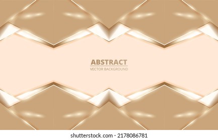 Abstract golden luxury background. Elegant luxuriant abstract background design template. Vector illustration