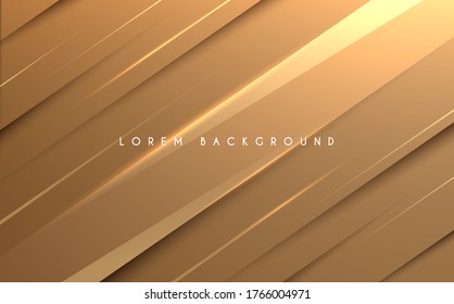 Abstract golden luxury lines background