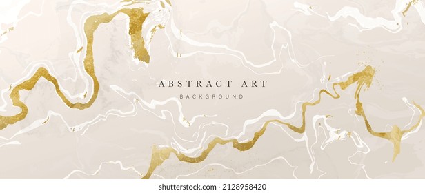 Abstract golden marble pattern background. Luxury wallpaper with gold shade, rose gold and white watercolor. Elegant marble surface design for banner, covers, wall art, home decor and invitation.