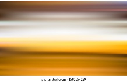 Abstract golden metal background. Vector sunset.