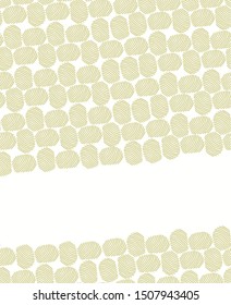 Abstract golden mosaic texture on white  background