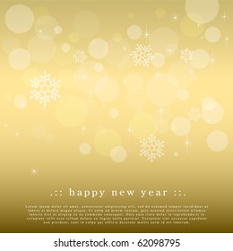 abstract golden new year background