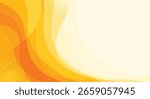 Abstract Golden Orange Flowing Waves Overlay Background Design with Subtle Texture Elements