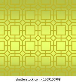 Abstract golden ornament seamless pattern vector background