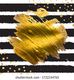 Abstract Golden Paint Splash Background. Vector Illustration eps10