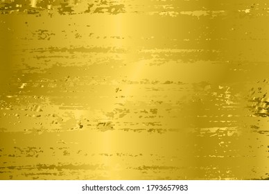 Abstract golden paint texture background.