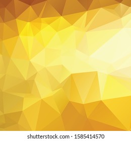 Abstract golden polygon texture background
