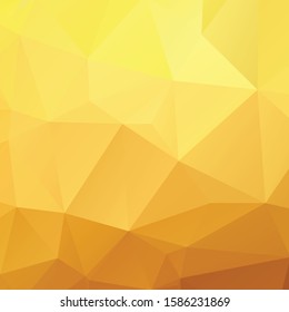 Abstract golden polygon texture background