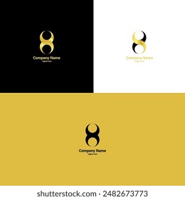 Abstract Golden Ratio Logo, Icon Logo