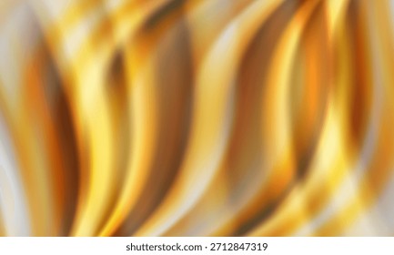 Abstractas patrón de ondas doradas y rojas con Gradientes fluidos suaves, creando un diseño de fondo moderno y dinámico.