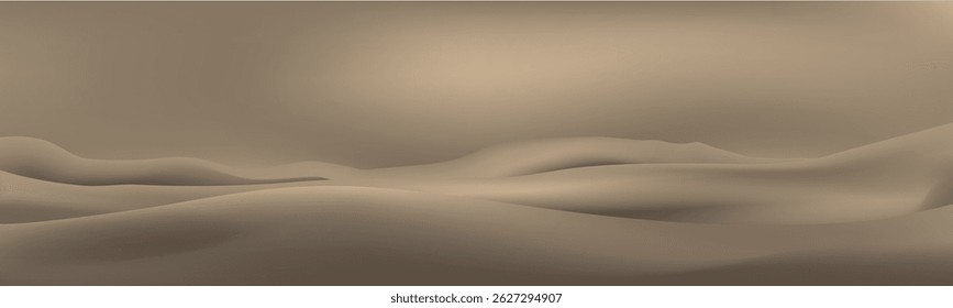 Abstract golden sand dunes landscape.Contrasting ridges and  flowing landscapes.