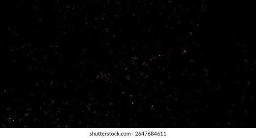 Abstract golden shining bokeh isolated on transparent background.Christmas glowing bokeh confetti and sparkle overlay texture for your design.	