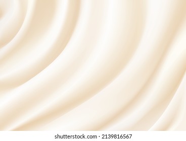 Abstract golden silk vector background luxury white cloth or liquid waveAbstract or white fabric texture background. Cloth soft wave. Creases of satin, silk, and Smooth elegant cotton.