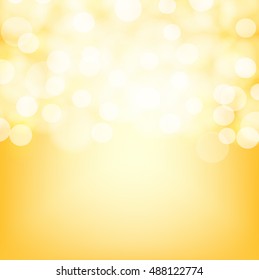 abstract golden square background with blurry lights effects. vector illustration