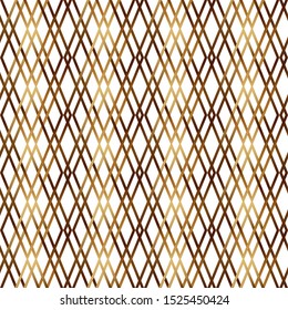 Abstract golden squared illustration. 3d geometric seamless pattern with ornament. Template design for web page, textures, card, poster. Modern stylish luxury background with repeating.