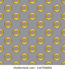 Abstract golden vector seamless pattern for surface design, wrapping paper, textile, wallpaper, phone case print, fabric.