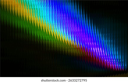 Abstract golden wave pattern creates dynamic visual flow in a dark background during late evening