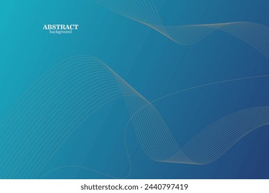 abstract golden wave vector background, minimal style light line graphic element, simple wave line design concept, eps 10