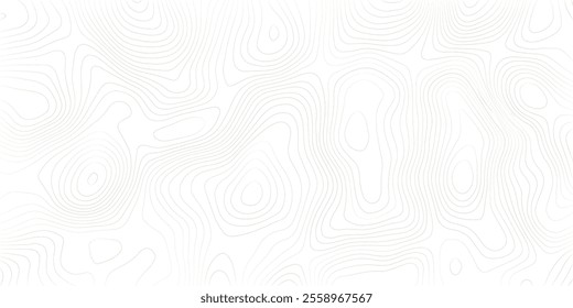 Abstract golden and white topographic contours lines of mountains. Topography map art curve drawing. vector illustration.