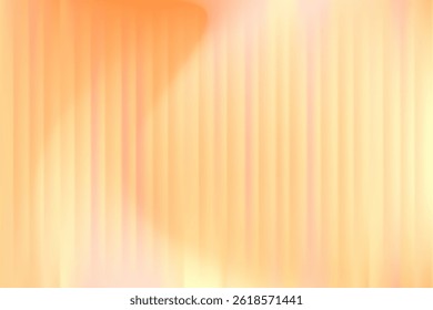 Abstract golden yellow stripped gradient background, glowing fractal glass backdrop. Elegant fluid blur texture with iridescent neon lights for presentation, poster, product display