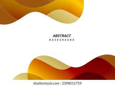 Abstract golden yellow texture color design illustration on white background vector