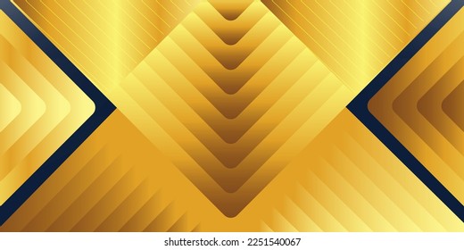 Abstrakter, goldgelber Dreieckshintergrund