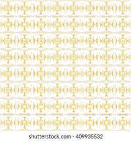 Abstract gold-yellow pattern. Seamless vector illustration. For design, wallpaper, textile