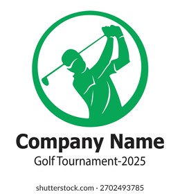 abstract golfer illustrations and vectors Element
