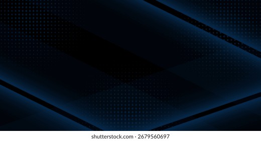 Abstract good geometric dark blue and orange square theme overlap background simple art light line style modern speed pattern