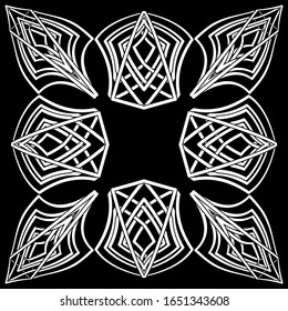 abstract gothic symbol in celtic style