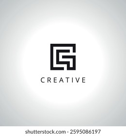 Abstract GQ QG Logo Template With Vector Eps.
