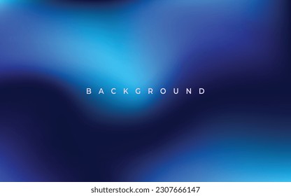 abstract gradation blue color background template, multicolor fluid wallpaper style vector graphic