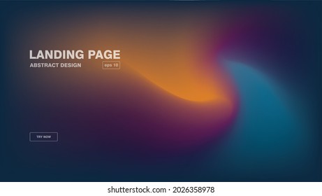 Abstract gradation effect background design. Landing page, homepage website template. Vector eps 10