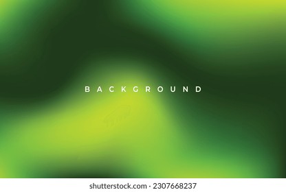 abstract gradation green color background template, multicolor fluid wallpaper style vector graphic