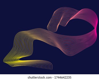  Abstract gradation  lines background